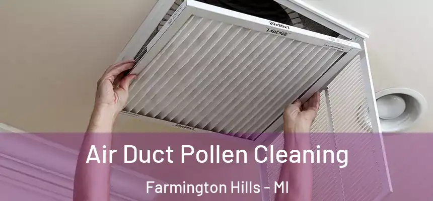 Air Duct Pollen Cleaning Farmington Hills - MI